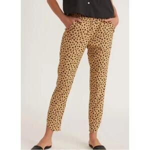 Marine Layer Allison Pant Women's M Spotted Cheetah Soft Modal Lightweight